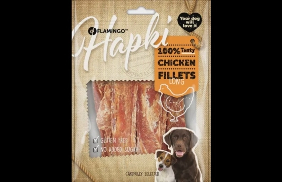 Snack Hapki Strips met kip