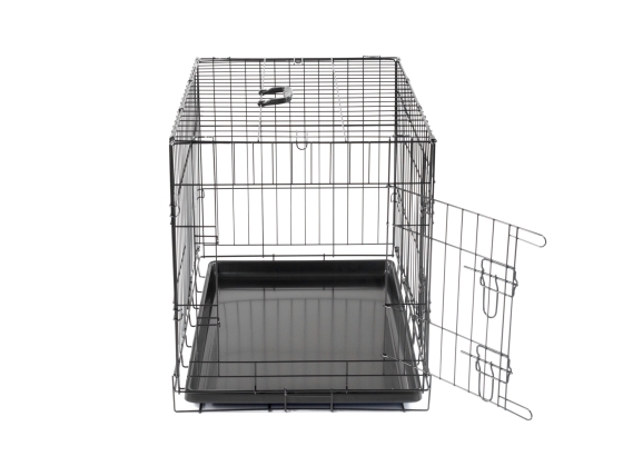 Draadkooi opvouwbaar Classic zwart 78x49x55cm