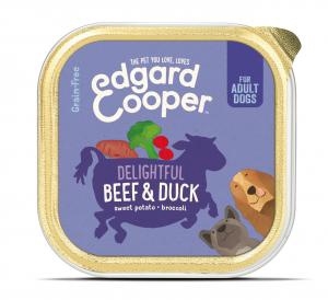 Edgard&Cooper hond adult kuipje rund 150gr Edgard&Cooper hond adult kuipje rund 150gr