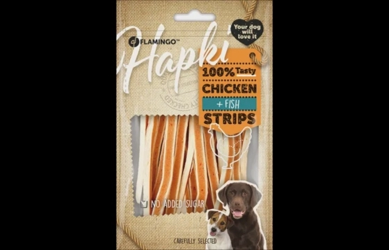 Hapki Strips met kip & Vis