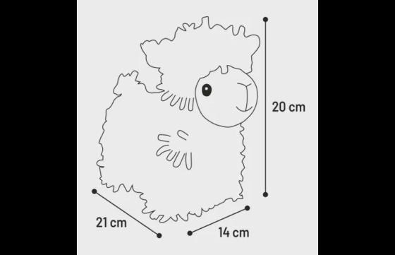 Speelgoed Flufa Lama Beige