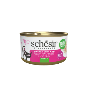 Schesir Complementary kat blik gelei kip&ham 70gr Schesir Complementary kat blik gelei kip&ham 70gr