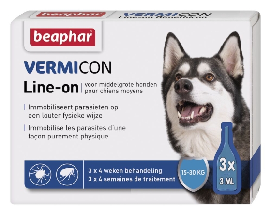 Vermicon Line-On Middelgr. Hond 3x3ml Vermicon Line-On Middelgr. Hond 3x3ml