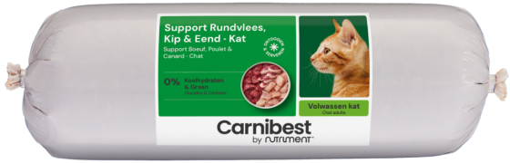 Carnibest Support Rundvlees, Kip & Eend KAT (Diabetes) 500g Carnibest Support Rundvlees, Kip & Eend KAT (Diabetes) 500g