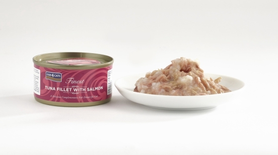 Fish4Cats Finest Tuna Fillet With Salmon 70g