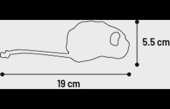 Speelgoed Cabru Muis Bruin