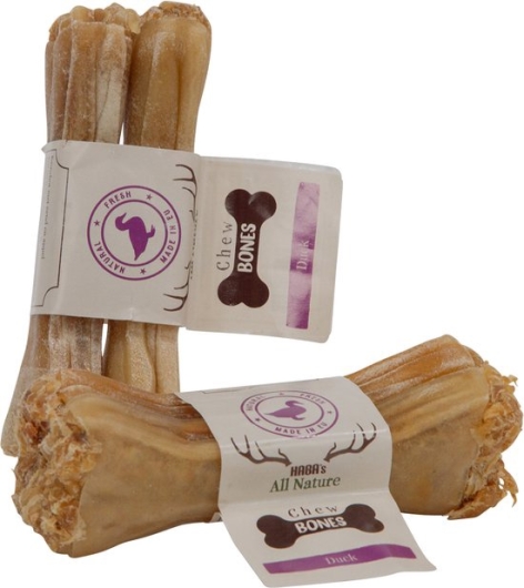 Hab All Nature Kauwbot Eend en Appel 2st - 55g