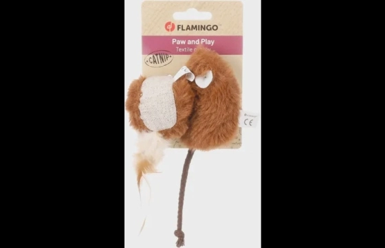 Speelgoed Cabru Muis Bruin