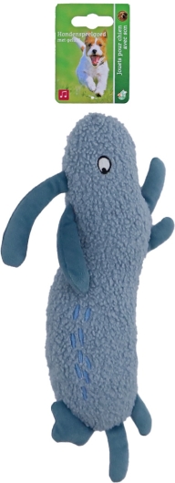 hond speelgoed konijn teddystof+piep+ritsel blauw 28cm hond speelgoed konijn teddystof+piep+ritsel blauw 28cm