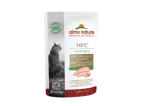 HFC Cats 55g HFC Natural - kipfilet met ham HFC Cats 55g HFC Natural - kipfilet met ham