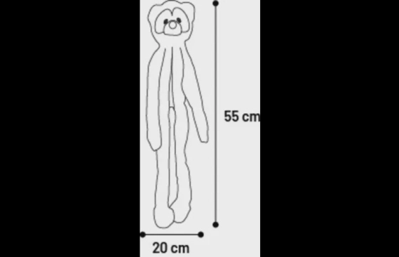 Speelgoed Wallo Wasbeer Taupe Small