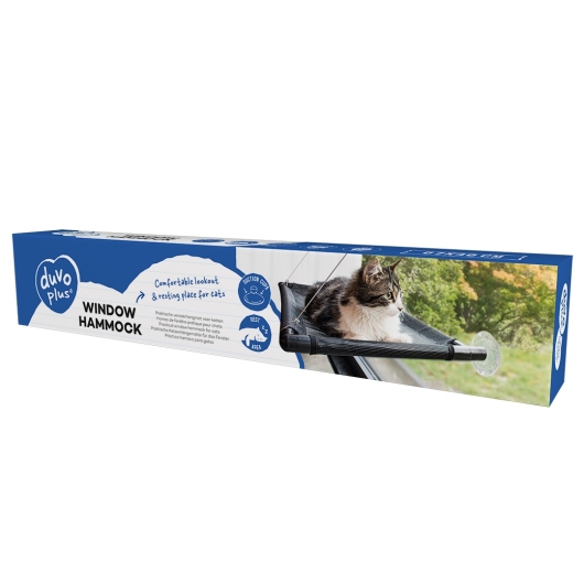 Vensterhangmat voor katten Zwart