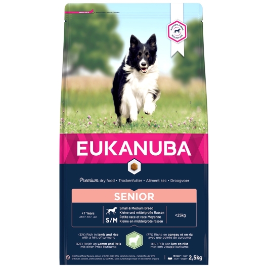 Eukanuba Senior Small & Medium Lamb & Rijst Eukanuba Senior Small & Medium Lamb & Rijst