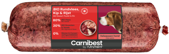 Carnibest Bio Rundvlees, Kip & Rijst 1kg Carnibest Bio Rundvlees, Kip & Rijst 1kg