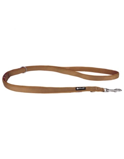 Petlando Trainingslijn Mesh Cognac - Hondenriem - 300x1.5 cm Petlando Trainingslijn Mesh Cognac - Hondenriem - 300x1.5 cm