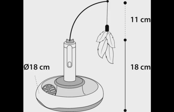 Elektronisch Speelgoed Wassima Ballenbaan met bal Wit