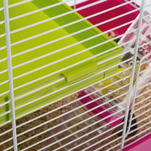 LAURA - Hamster cage on two floors, complete with tubes