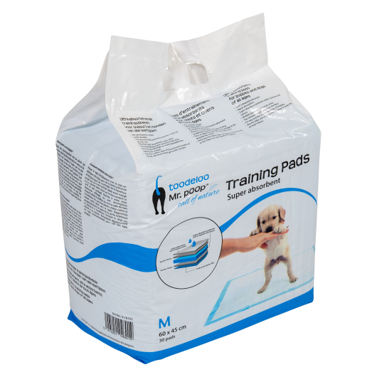 Mr.POOP TOODELOO Trainingsdoeken 30st-M 60x45cm Mr.POOP TOODELOO Trainingsdoeken 30st-M 60x45cm