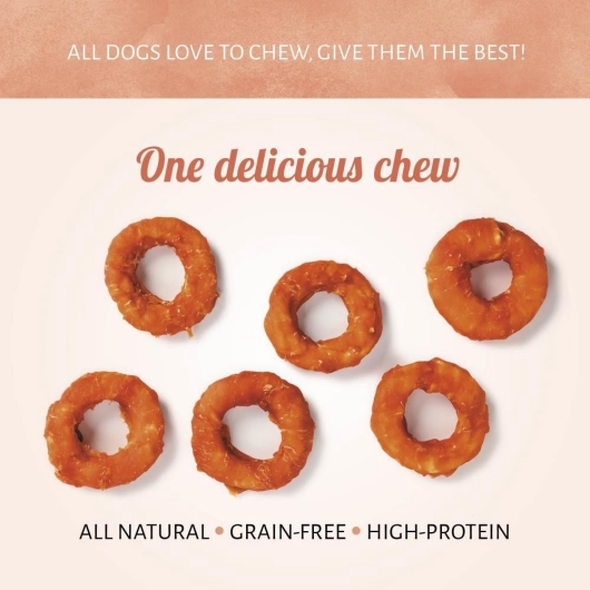 Raw Hide White + Chicken Donut