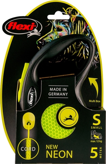 Rollijn New Neon Cord S Geel 5m