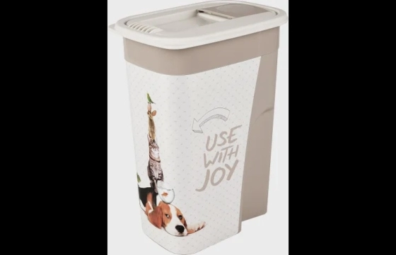 Voerton June Rechthoekig Taupe & Wit 4,1liter