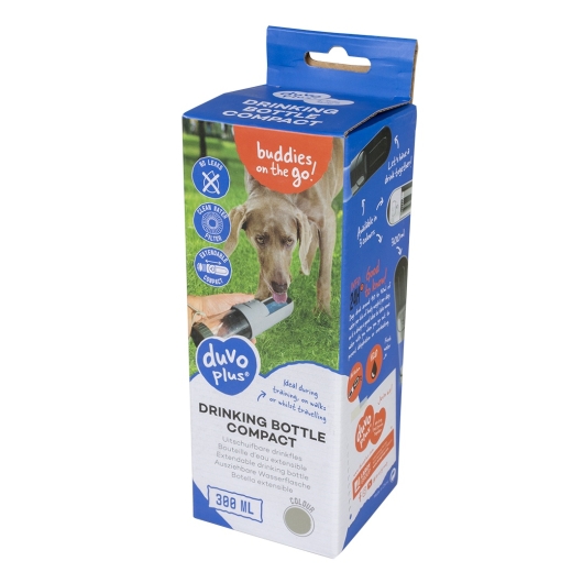 Drinkfles compact Grijs