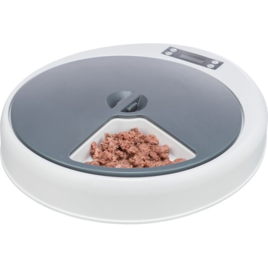 Voederautomaat TX4+1, 5 × 0,25 l/34 × 6 × 39 cm, wit/grijs