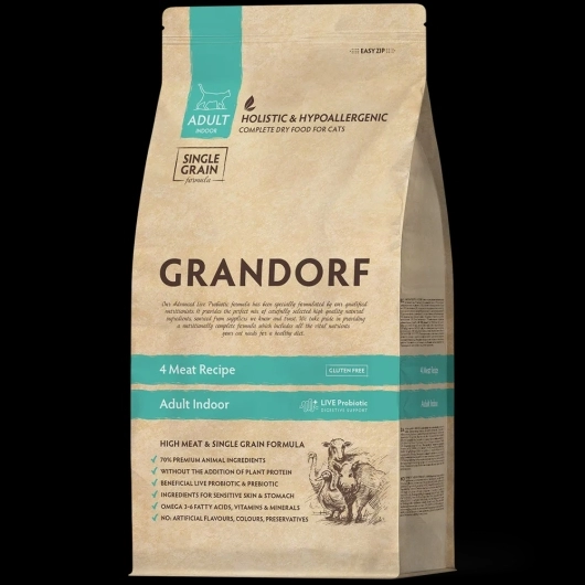 GD-Cat - 4 Meat - Adult Indoor - 2 Kg