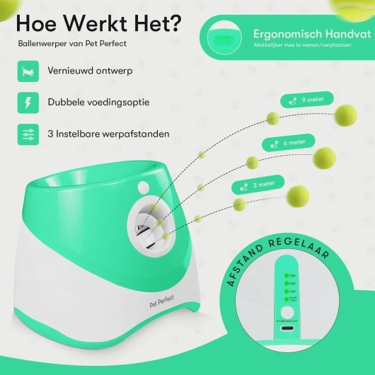 Automatische Ballenwerper - Groen