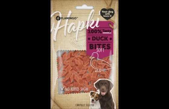 Snack Hapki Zachte stukjes met eend