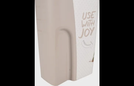 Voerton June Rechthoekig Taupe & Wit 4,1liter