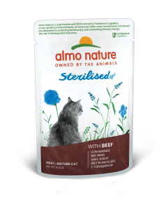 Almo Nature Holistic cat pouch sterilised rund 70gr Almo Nature Holistic cat pouch sterilised rund 70gr