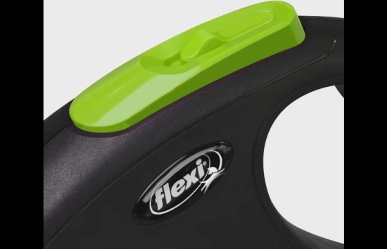 Flexi Rollijn New Neon Band Fluo groen M-5meter