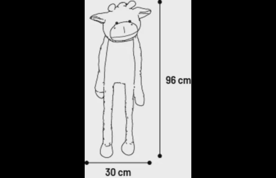 Speelgoed Garry Giraf Bruin Large