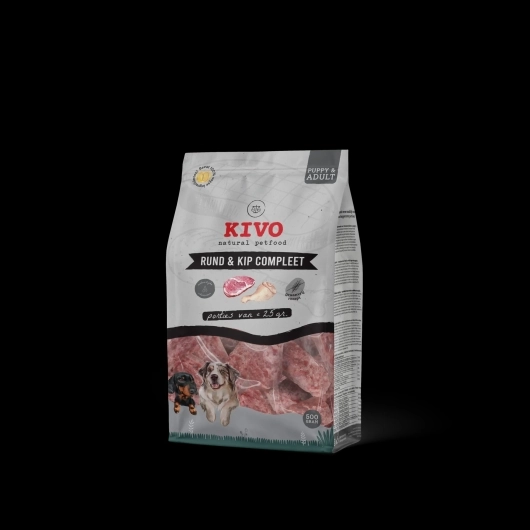 Kivo Rund & Kip compleet porties 500g