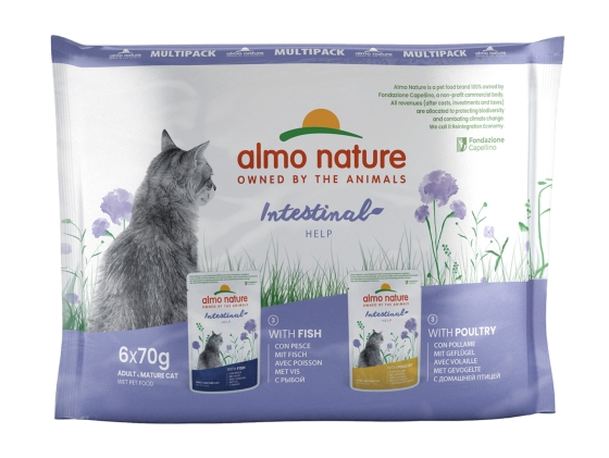 Cats MultiPack Digestive- Vis & Gevogelte (6x70g) Cats MultiPack Digestive- Vis & Gevogelte (6x70g)