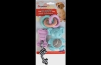 Puppy Loekie Olifant, Been & Ring meerkleurig