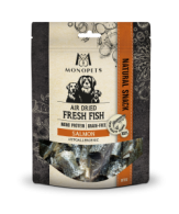Monopets Fresh Fish air dried snacks salmon skin bites 100gr