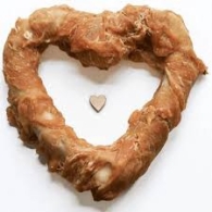 Klein hart met kip