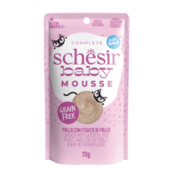 Schesir Baby kitten pouch mousse kip 70gr
