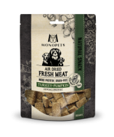 Monopets air dried snacks squares turkey&pumpkin 100gr