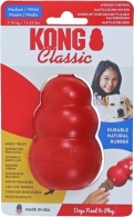 Kong hond Classic rubber medium, rood.