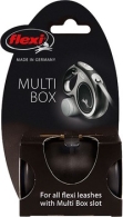 Flexi poepzakhouder/snackbox, zwart.