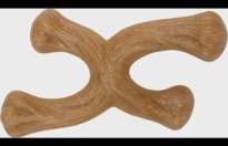 Speelgoed Nyl'o Wood X-vorm met rundsmaak S